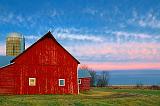 Red Barn At Sunrise_10697
